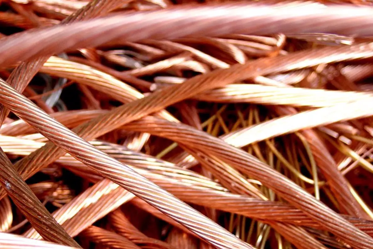 Bright copper wire scrap